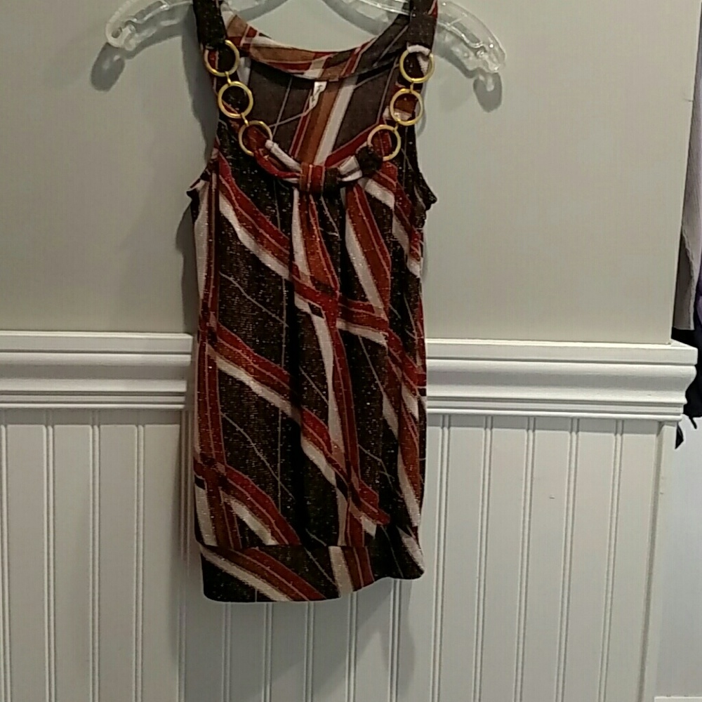 HeartSoul 💐Shimmering top gold and browns.